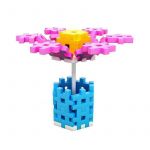 Set de constructie creativa Constructor Pink 200 piese, Meli