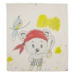 SeviBebe - Scutec muselina Pirate bumbac 120x120 cm