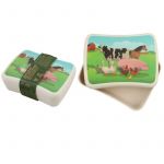 Cutie pentru pranz din bambus- Animalute domestice