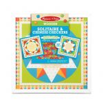 Melissa & Doug - Joc de societate Solitaire si Sah chinezesc