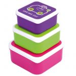 Trunki - Set recipiente Snack Pots, Roz