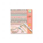 Djeco - Set creativ Atelier de confectionat bratari , Cu margele