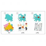 Djeco - Set creativ Colaje Animale , Cu fetru