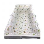 Aparatori laterale protectii laterale pat pufoase 120x60 cm h35cm Deseda Aventura in spatiu