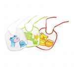 Baveta cu snur, bumbac/pvc 3/set Sunny Baby