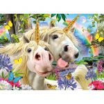 Puzzle Selfie Cu Unicorni, 100 Piese