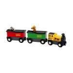 Brio - Tren Safari Cu Girafa Si Zebra