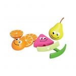 Fat Brain Toys - Set de alimente Fructele prietenoase Senzoriale