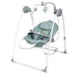 Lorelli - Leagan Tango Electric, Cu vibratii, Cu melodii Frosty Stars, 82x67 cm, Verde