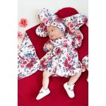 Body rochita cu maneca lunga bumbac 100% (180159) Colectia Kate 2021 Marimea 80