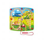 Hape - Joc magnetic Labirint Constructii si numere