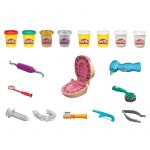 Hasbro - Set Dentistul , Play-Doh , Cu accesorii, Cu dinti colorati
