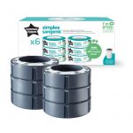 Set 6 rezerve pentru cos scutece Tommee Tippee Simplee, Reciclabile