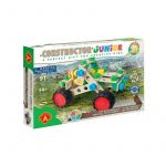 Set constructie 90 piese din lemn Constructor Junior- 3 in 1 Vehicule off road, Alexander