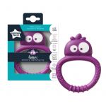 Inel gingival Tommee Tippee Teethe Kalani Mini, 3 luni +, Mov, 1 buc