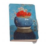 Agenda A5 Rode geraniums in een blauwe pot, Voerman