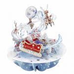 Felicitare 3D Pirouettes Santoro - Sania lui Mos Craciun