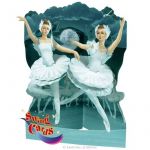 Felicitarea 3D Swing Cards - Balerina