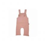 KidsDecor - Salopeta din Muselina Blushing Pink 12-18 luni