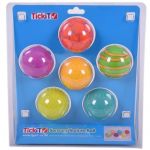 Mingi senzoriale texturate, set de 6 mingi, multicolor
