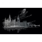 Set gravura - locuri celebre- Big Ben & Parlamentul UK