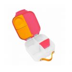 B.box - Caserolă compartimentată Mini Lunchbox, , roz cu portocaliu