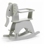 Balansoar din lemn Childhome 65x36x61 cm, Elefant