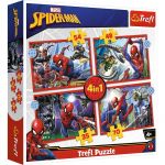 Trefl - PUZZLE 4IN1 SPIDERMAN - EROUL SPIDERMAN