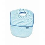 Baveta cu buzunar BabyJem Velvet (Culoare: Bleu)