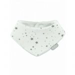 Baveta cu doua fete tip esarfa BabyJem Scarf (Culoare: Alb)
