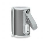 Incalzitor biberoane, Lionelo, ThermUp Go, Portabil, Temperatura constanta pana la 24 h, Incarcare USB, Gri