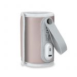 Incalzitor biberoane, Lionelo, ThermUp Go, Portabil, Temperatura constanta pana la 24 h, Incarcare USB, Roz