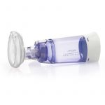 Philips - Camera de inhalare Optichamber Diamond, Respironics, cu masca 0-18 luni