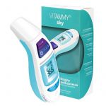 Vitammy - Termometru multifunctional digital Sky, 4 in 1, tehnologie infrarosu, frunte si ureche