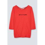 Bluza cu imprimeu text