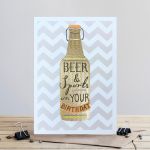 Felicitare - Happy Birthday Beer | Louise Tiler Designs