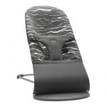 Babybjorn - Balansoar Bliss Anthracite/Landscape Bumbac - Editie Limitata