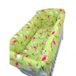 Lenjerie de pat bebelusi CN 140x70 cm cu aparatori Maxi Deseda Winnie pe verde