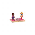 Melissa & Doug - Joc Din Lemn Imbraca-le Pe Abby si Ema