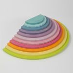 Set cu semicercuri pastel