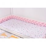 Aparatori impletite Velvet roz 360 cm