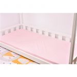 Cearsaf bumbac 100% roz pat 90x200 cm