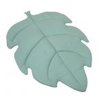 Amy - Covoras de joaca termic Frunza 150x105x5cm, pliabil, bumbac 100% si umplutura antialergica BabySoft , protectie impotriva loviturilor