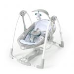 InGenuity - Leagan ConvertMe Swing 2 Seat Battery-Saver Nash Portabil, Cu vibratii, Cu muzica, 59x59 cm