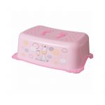 Maltex baby - Inaltator baie, antiderapant, Zebra Light Pink,