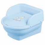 Maltex baby - Olita copii, mini toaleta, recipient detasabil, Zebra Light Blue,