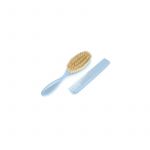 Perie si pieptan pentru bebelus Baby blue Rotho-babydesign