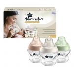 Biberon Tommee Tippee Closer to Nature, 150 ml, PP, 0 luni +, 3 buc