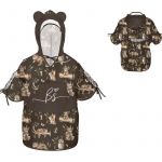Babysteps - Pelerina de Ploaie pentru Copii, Poncho pentru ploaie 1,5-8 ani Happy Bear dark