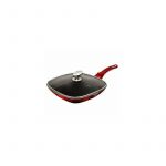 Berlinger haus - Tigaie grill marmorata, 2.1 Litri, , 28 x 28 cm, Black Burgundy Collection, BH 6099